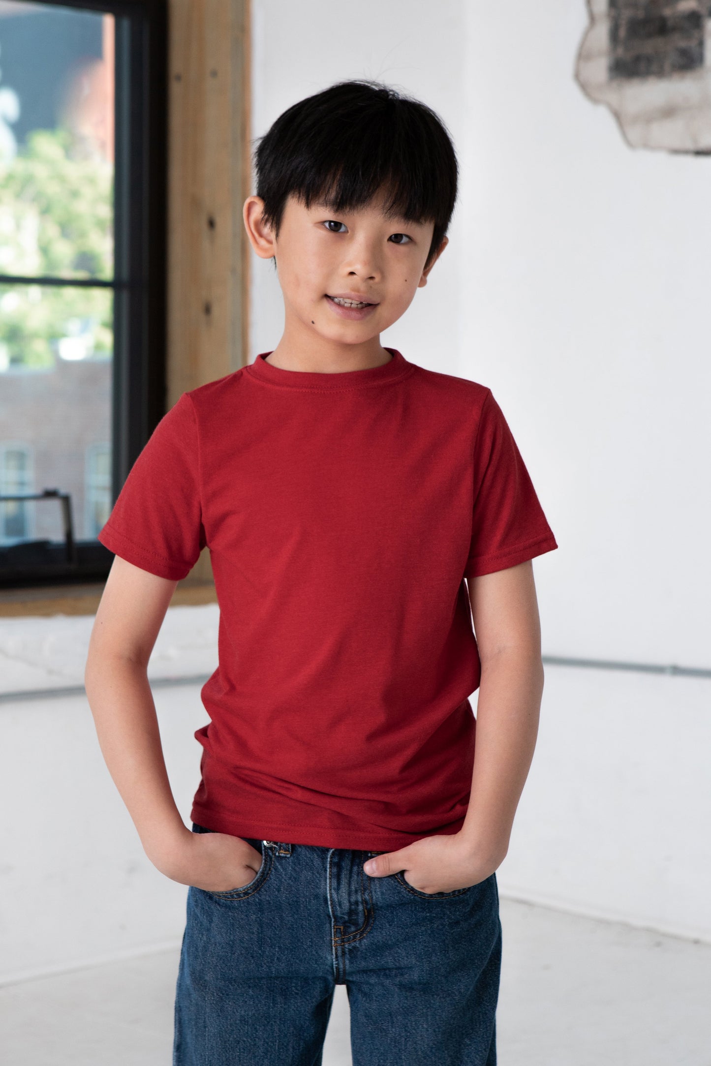 Youth Eco-Triblend Short Sleeve Tee (Core Colors)