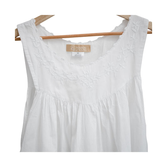 White Garland Nightgown