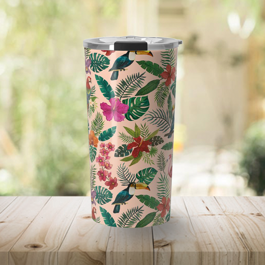 Tropical Bird Travel Mug